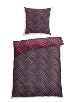 Schiesser Komplet pościeli renforcé &quot;Mads&quot; w kolorze fioletowym ze sklepu Limango Polska w kategorii Pościele - zdjęcie 175686744