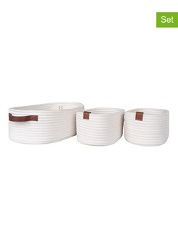 House Nordic Kosze (3 szt.) w kolorze białym ze sklepu Limango Polska w kategorii Pojemniki kuchenne - zdjęcie 175686780