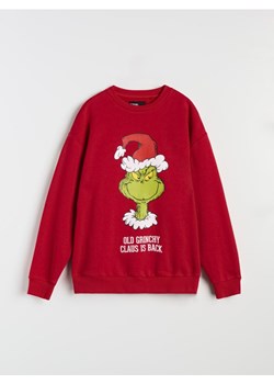 Sinsay - Bluza Grinch - czerwony ze sklepu Sinsay w kategorii Bluzy męskie - zdjęcie 175689852