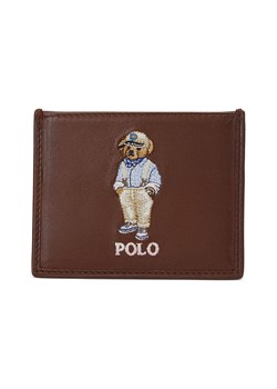 Polo Ralph Lauren portfel skórzany męski kolor brązowy 405952097 ze sklepu ANSWEAR.com w kategorii Portfele męskie - zdjęcie 175694744