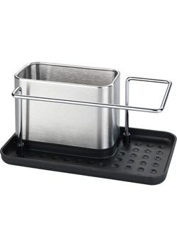 Wenko Organizer &quot;Orio&quot; w kolorze srebrno-czarnym do mycia naczyń - 21 x 10,5 x 12 cm ze sklepu Limango Polska w kategorii Akcesoria kuchenne - zdjęcie 175696782