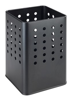 Wenko Pojemnik "Silio" w kolorze czarnym - 11,5 x 16,5 x 11,5 cm ze sklepu Limango Polska w kategorii Akcesoria kuchenne - zdjęcie 175697721