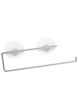 Wenko Uchwyt &quot;Static-Loc&quot; w kolorze srebrnym na ręczniki kuchenne - szer. 30 cm ze sklepu Limango Polska w kategorii Akcesoria kuchenne - zdjęcie 175699140