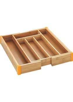 Wenko Pudełko w kolorze brązowym na sztućce  - 38,5 x 35,7 cm ze sklepu Limango Polska w kategorii Akcesoria i przechowywanie - zdjęcie 175699561