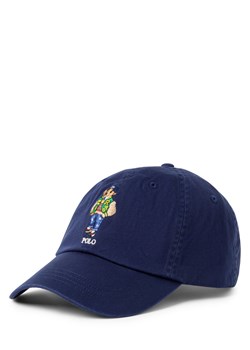 Polo Ralph Lauren Czapka męska Mężczyźni Bawełna granatowy jednolity ze sklepu vangraaf w kategorii Czapki z daszkiem męskie - zdjęcie 175700064