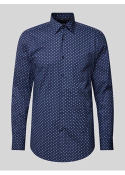 Koszula biznesowa o kroju slim fit z kołnierzykiem typu kent model ‘Hank’ ze sklepu Peek&Cloppenburg  w kategorii Koszule męskie - zdjęcie 175703302