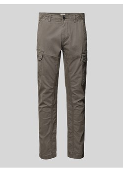 Spodnie cargo o kroju slim fit z wpuszczanymi kieszeniami ze sklepu Peek&Cloppenburg  w kategorii Spodnie męskie - zdjęcie 175703341