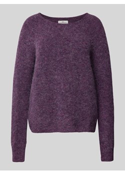 Sweter z dzianiny z prążkowanymi wykończeniami ze sklepu Peek&Cloppenburg  w kategorii Swetry damskie - zdjęcie 175703673