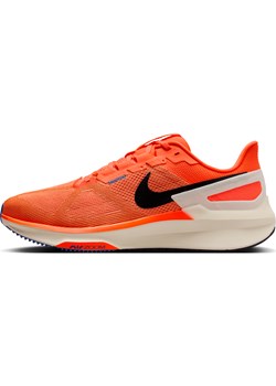 Męskie buty do biegania po asfalcie Nike Structure 25 (bardzo szerokie) - Pomarańczowy ze sklepu Nike poland w kategorii Buty sportowe męskie - zdjęcie 175703901