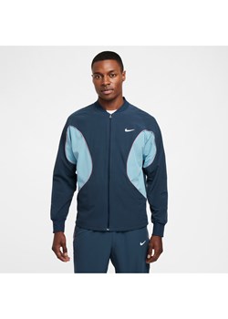 Męska kurtka do tenisa Dri-FIT NikeCourt Advantage - Niebieski ze sklepu Nike poland w kategorii Bluzy męskie - zdjęcie 175703921