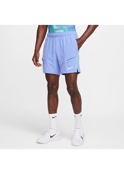 Męskie spodenki tenisowe Dri-FIT 18 cm NikeCourt Advantage - Niebieski ze sklepu Nike poland w kategorii Spodenki męskie - zdjęcie 175703972