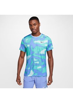 Męska koszulka do tenisa Dri-FIT NikeCourt Advantage - Niebieski ze sklepu Nike poland w kategorii T-shirty męskie - zdjęcie 175704000