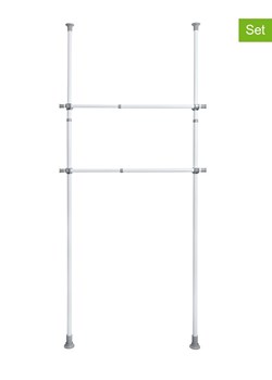 Wenko Drążki (2 szt.) &quot;Herkules&quot; w kolorze białym na ubrania ze sklepu Limango Polska w kategorii Szafy - zdjęcie 175705420