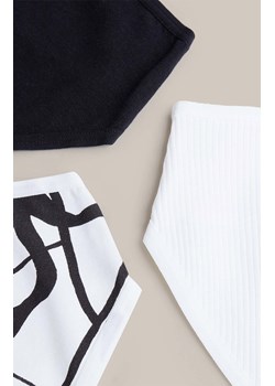 Esotiq 3-pack bawełniane figi damskie Mia-Mia 42267-K003, Kolor biało-czarny, Rozmiar M, Esotiq ze sklepu Primodo w kategorii Majtki damskie - zdjęcie 175707222