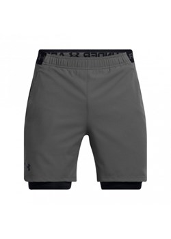 Męskie spodenki treningowe Under Armour UA Vanish Woven 2in1 Shorts - szare ze sklepu Sportstylestory.com w kategorii Spodenki męskie - zdjęcie 175712262