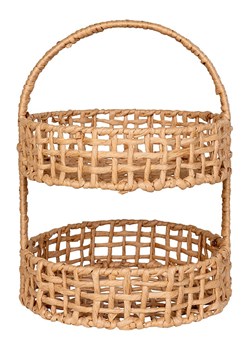 House Nordic Taca dekoracyjna &quot;Andia&quot; w kolorze jasnobrązowym - wys. 39 x Ø 29 cm ze sklepu Limango Polska w kategorii Misy i tace dekoracyjne - zdjęcie 175715852