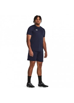 Męskie spodenki treningowe Under Armour UA M's Challenger Knit Short - granatowe ze sklepu Sportstylestory.com w kategorii Spodenki męskie - zdjęcie 175720224