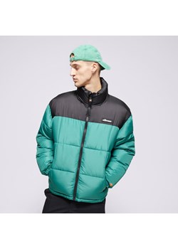 ELLESSE KURTKA PUCHOWA ARGENT PADDED BLK/GREEN PADDED JACKET ze sklepu Sizeer w kategorii Kurtki męskie - zdjęcie 175723570