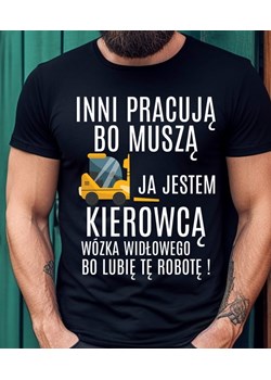 koszulka dla kierowcy wózka widłowego, KOSZULKA DLA OPERATORA WÓZKA WIDŁOWEGO ze sklepu Time For Fashion w kategorii T-shirty męskie - zdjęcie 175724001