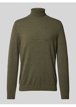 Sweter z dzianiny z golfem ze sklepu Peek&Cloppenburg  w kategorii Swetry męskie - zdjęcie 175726932