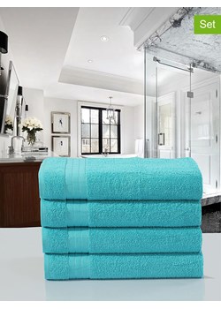 Good Morning Ręczniki (4 szt.) w kolorze turkusowym do rąk ze sklepu Limango Polska w kategorii Ręczniki - zdjęcie 175732744