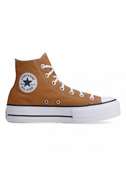 Damskie buty Converse Chuck Taylor All Star Platform Canvas - pomarańczowe ze sklepu Sportstylestory.com w kategorii Trampki damskie - zdjęcie 175733540