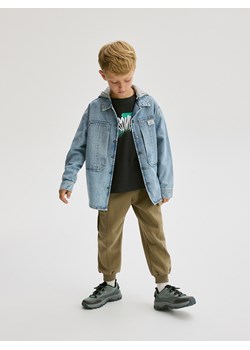 Reserved - Spodnie jogger cargo - zielony ze sklepu Reserved w kategorii Spodnie chłopięce - zdjęcie 175735910