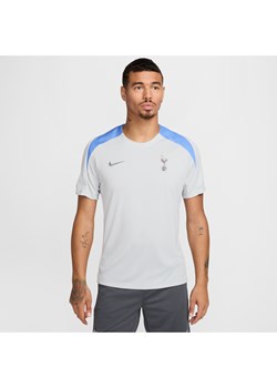 Męska dzianinowa koszulka piłkarska z krótkim rękawem Nike Dri-FIT Tottenham Hotspur Strike - Szary ze sklepu Nike poland w kategorii T-shirty męskie - zdjęcie 175745964