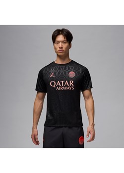 Męska przedmeczowa koszulka piłkarska Jordan Dri-FIT Paris Saint-Germain Academy Pro (wersja trzecia) - Czerń ze sklepu Nike poland w kategorii T-shirty męskie - zdjęcie 175745982