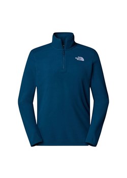 Bluza The North Face 100 Glacier 1/4 Zip Fleece 0A855W1NO1 - granatowa ze sklepu streetstyle24.pl w kategorii Bluzy męskie - zdjęcie 175747411