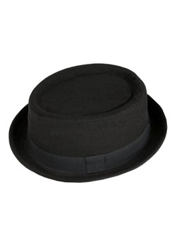 Męski Kapelusz Jesienno-Zimowy, z Wełną, Trilby - Pako Jeans - Czarny CPAPJNSKAPELUSZzim19 ze sklepu JegoSzafa.pl w kategorii Kapelusze męskie - zdjęcie 175747763