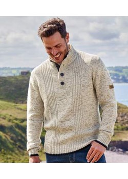 Sweter z wykładanym kołnierzem Highlands ze sklepu Atlas For Men w kategorii Swetry męskie - zdjęcie 175747934