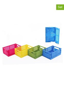 SiL Interiors Skrzynie (4 szt.) w różnych kolorach - 15 x 10 x 6 cm ze sklepu Limango Polska w kategorii Przechowywanie - zdjęcie 175769012