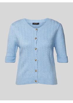 Kurtka z dzianiny z rękawem o dł. 1/2 i ściegiem warkoczowym ze sklepu Peek&Cloppenburg  w kategorii Bluzki damskie - zdjęcie 175783653