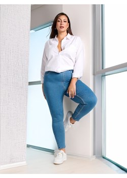 Sinsay - Jegginsy PLUS SIZE - niebieski ze sklepu Sinsay w kategorii Jeansy damskie - zdjęcie 175815232
