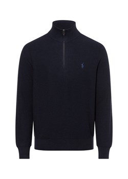 Polo Ralph Lauren Męski sweter Mężczyźni Bawełna granatowy marmurkowy ze sklepu vangraaf w kategorii Swetry męskie - zdjęcie 175826544