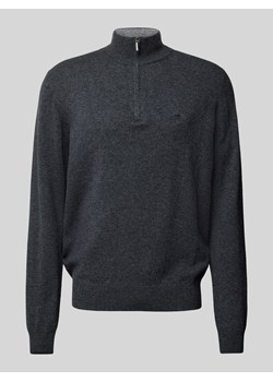 Sweter z dzianiny z kołnierzem ze sklepu Peek&Cloppenburg  w kategorii Swetry męskie - zdjęcie 175849231