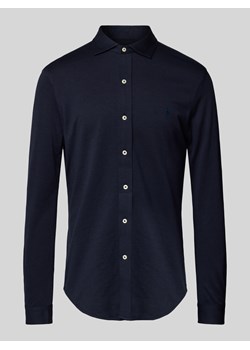 Koszula casualowa o kroju slim fit z fakturowanym wzorem ze sklepu Peek&Cloppenburg  w kategorii Koszule męskie - zdjęcie 175849633