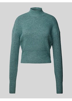 Sweter z dzianiny ze stójką model ‘NELLA’ ze sklepu Peek&Cloppenburg  w kategorii Swetry damskie - zdjęcie 175849930