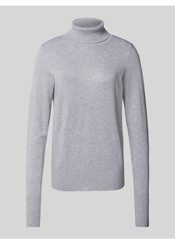 Sweter z dzianiny z prążkowanymi wykończeniami ze sklepu Peek&Cloppenburg  w kategorii Swetry damskie - zdjęcie 175849981