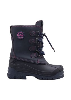 Buty Lee Cooper zimowe śniegowce LCJ-24-44-2843K niebieskie ze sklepu ButyModne.pl w kategorii Buty zimowe dziecięce - zdjęcie 175851233