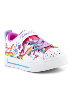 Buty Skechers S-Lights Girls Twinkle Sparks Jumpin Clouds 314809N-WMLT białe ze sklepu ButyModne.pl w kategorii Trampki dziecięce - zdjęcie 175851242