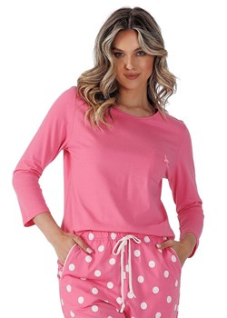 Dwuczęściowa piżama damska Velik 1519, Kolor różowy-wzór, Rozmiar L, Leveza ze sklepu Intymna w kategorii Piżamy damskie - zdjęcie 175852850