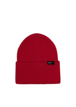 Cropp - Czerwona czapka beanie - czerwony ze sklepu Cropp w kategorii Czapki zimowe męskie - zdjęcie 175855132