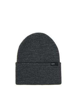 Cropp - Szara czapka beanie - szary ze sklepu Cropp w kategorii Czapki zimowe męskie - zdjęcie 175855134