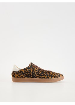 Reserved - Skórzane sneakersy ze zwierzęcym motywe - wielobarwny ze sklepu Reserved w kategorii Buty sportowe damskie - zdjęcie 175868203