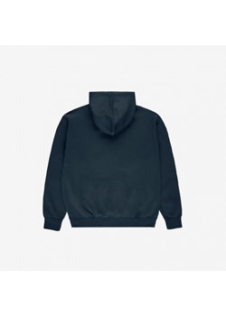 Męska bluza dresowa nierozpinana z kapturem Prosto Hoodie College99 - granatowa ze sklepu Sportstylestory.com w kategorii Bluzy męskie - zdjęcie 175870124