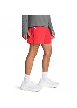 Męskie spodenki do biegania Under Armour UA Launch Pro 5\'\' Shorts - czerwone ze sklepu Sportstylestory.com w kategorii Spodenki męskie - zdjęcie 175870172