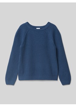 Sweter z dzianiny z prążkowanymi wykończeniami ze sklepu Peek&Cloppenburg  w kategorii Swetry damskie - zdjęcie 175870214