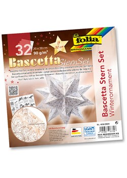 folia PAPER Zestaw w kolorze biało-miedzianym do origami - Ø 30 cm ze sklepu Limango Polska w kategorii Zabawki - zdjęcie 175875504